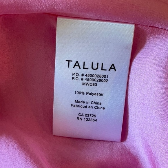 Talula Echo Park Dress Perfect Pink NWT Aritzia Hi-Low Summer Wedding Small - Picture 6 of 9